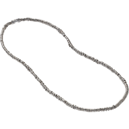 John Hardy Heishi Beaded Necklace - Silver