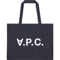 A.P.C. Blue Denim Daniela Shopping Bag