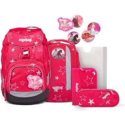 Ergobag Pack School Bag Set CinBearella Pink Stars