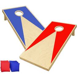 Cornhole Blue & Red Trädsgårdsspel