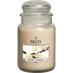 Price's Large Jar Sweet Vanilla Scented Candle