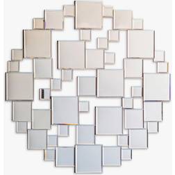 Gallery Dawes Round Mirror, Silver Wall Mirror