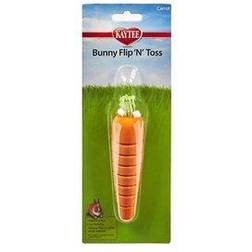 Kaytee Super Pet-Bunny Flip-n-toss Toy- Orange 6 In