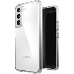 Speck Presidio Perfect Clear Case with Glitter for Galaxy S22