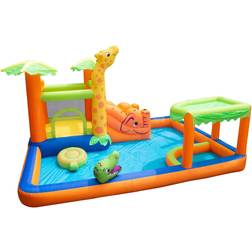 Banzai Inflatable Safari Splash Water Park A Backyard Safari