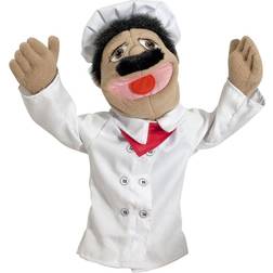 Melissa & Doug Chef Puppet with Detachable Wooden Rod for Animated Gestures