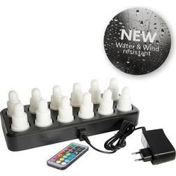 Duni Light with Charger LED-ljus 6.5cm 12st
