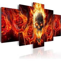 Arkiio Fiery skull 100x50 Tavla