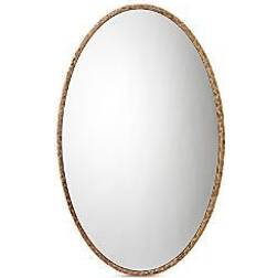 Bloomingdale's Sparrow Braided Oval Brown Wall Mirror