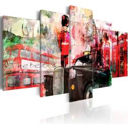 Arkiio Memories from London 5 pieces 100x50 Tavla