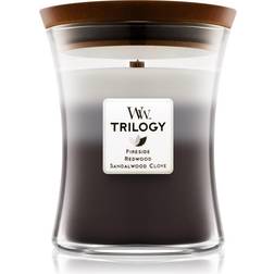 Woodwick Trilogy Warm Woods scented Wooden Wick 275 g Scented Candle