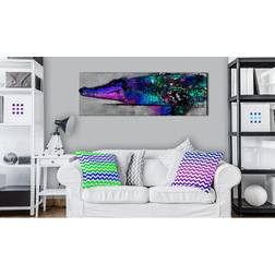 Arkiio Blue Alligator 120x40 Tavla