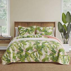 Tommy Bahama Aregada Dock Quilts Green (228.6x228.6cm)