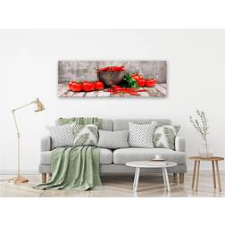 Arkiio Red Vegetables (1 Part) Concrete Narrow 135x45 Tavla