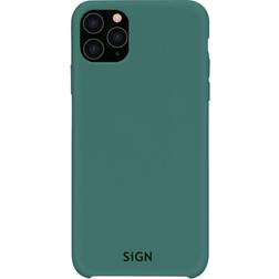SiGN Liquid Silicone Case för iPhone 11 Pro Max Mint