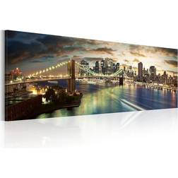 Arkiio The East River at night 120x40 Tavla