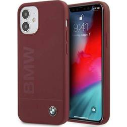 BMW Case Silikon Signature Logo iPhone 12 mini 5,4" skal Röd