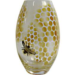 Nybro Crystal Honeycomb 26cm, Gul Vas