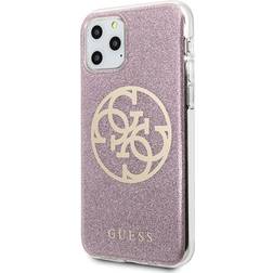 Guess 4G Glitter Circle Logo Case for iPhone 11 Pro Max