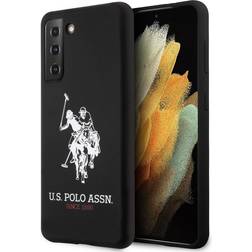 U.S. Polo Assn. Samsung Galaxy S21 Cover med Logo Sort