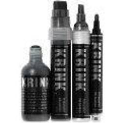 Krink Super Black Permanent Ink Markers Set of 4