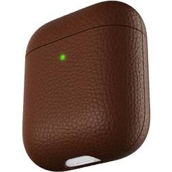 keybudz AirPods (1/2) Skal PodSkinz Äkta Läder Brun
