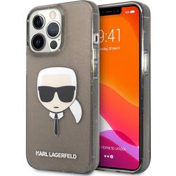 Karl Lagerfeld TPU Full Glitter Head Case for iPhone 13 Pro