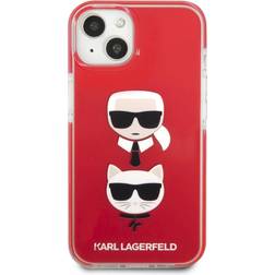 Karl Lagerfeld iPhone 13 Mini Cover & Choupette Rød