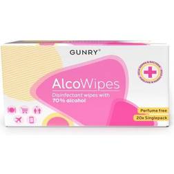 Gunry AlcoWipes 20-pak
