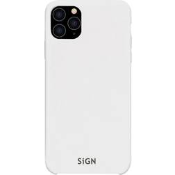 SiGN Liquid silicon skal till iPhone 11 Pro Max Vit