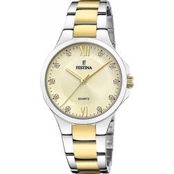 Festina Ladies Gold-Plated W/ Bracelet Silver