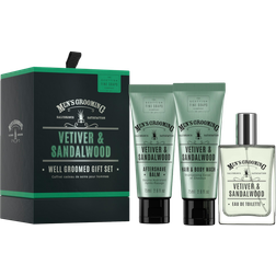 Scottish Fine Soaps The Company Vetiver and Sandalwood Well Groomed Gift Set