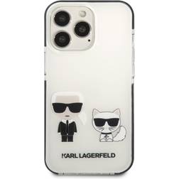 Karl Lagerfeld iPhone 13 Pro Cover & Choupette Hvid