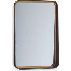 Gallery Direct Zion 42x62cm Grey Wall Mirror