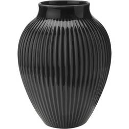 Knabstrup Profiliert Black Vase 20cm