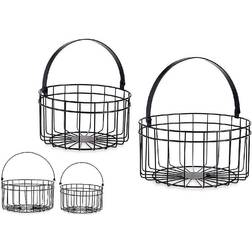Gift Decor Cirkulær Metal (2 pcs) Kurv
