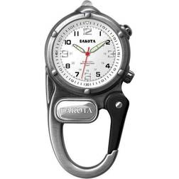 Dakota Carabiner Watch LED Antique Silver Light
