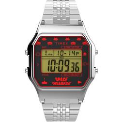 Timex T80 x Space Invaders Silver one-size