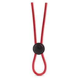 Blush Novelties Stay Hard Silicone Loop Cock Ring Red in stock