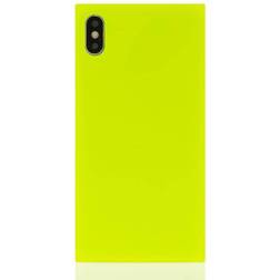 iDecoz Square Case Neon (iPhone Xs Max) Gul