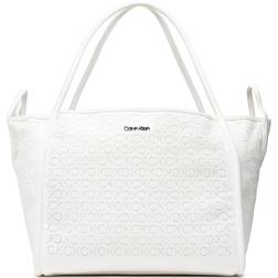 Calvin Klein Bolso Resort Carry All Bag Mesh K60K609404 Blanco 00