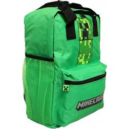 Minecraft Creeper School Backpack - Green