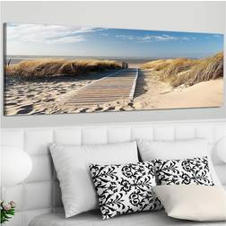 Arkiio Obevakad strand 120x40 Tavla