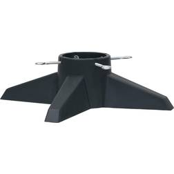 vidaXL Stand Green 55.5x55.5x15 cm Christmas Tree Stand