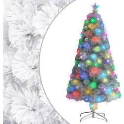 vidaXL Artificial with LED White 64 cm Fibre Optic Christmas Tree