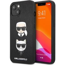 Karl Lagerfeld iPhone 13 Mini Cover Saffiano Sort