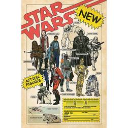 Close Up Star Wars Poster Action Figures 61 x 91 cm