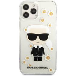 Karl Lagerfeld iPhone 13 Pro Cover Iconic Flower Transparent