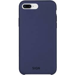 SiGN Liquid Silicone iPhone 7 & 8 Plus- Blue cover