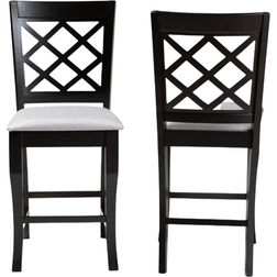 Baxton Studio Alora Bar Stool 108cm 2pcs